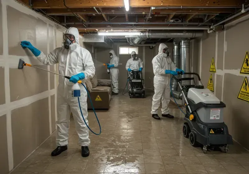 Basement Moisture Removal and Structural Drying process in Dooly County, GA